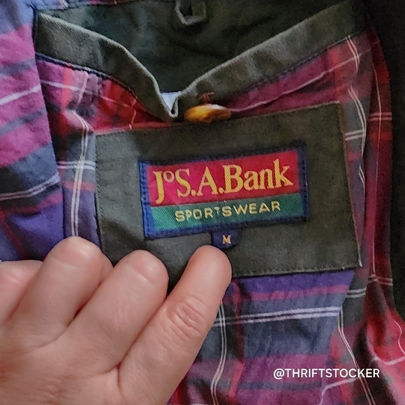 Y2K Jos A Bank olive drab chore coat - Picture 8 of 11